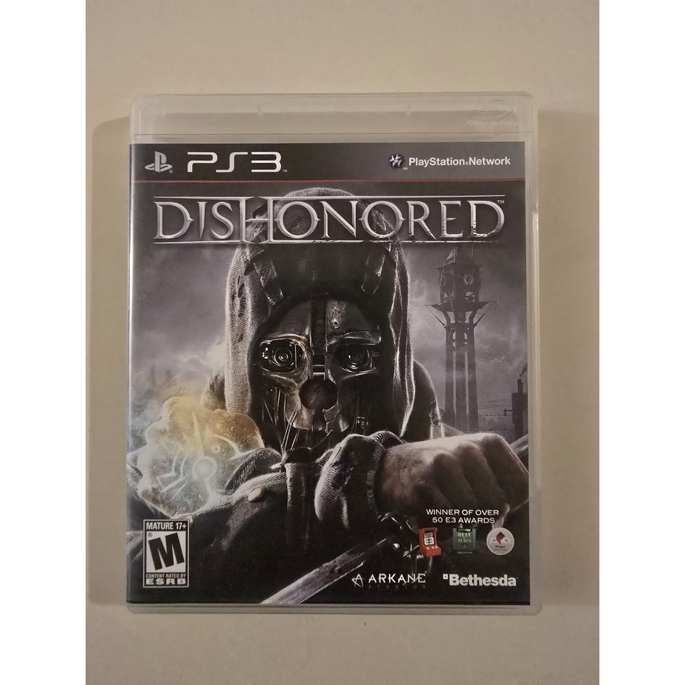 Dishonored Video Game For PlayStation 3 PS3 2012 Includes Game And Case